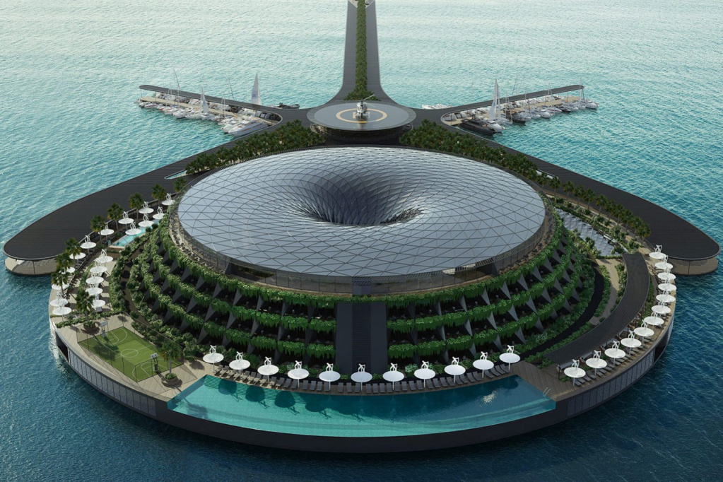 В Катаре запустят первый в мире плавучий экоотель