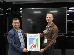 Очередная гостиница в Ташкенте получила сертификат “Uzbekistan. Safe travel GUARANTEED”