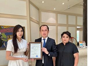 В Ташкенте сертифицирована очередная гостиница по стандарту O‘z DSt ISO 9001:2015